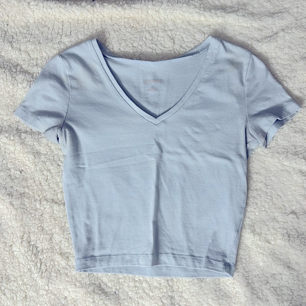 Target v-neck crop top